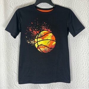 ALL IN MOTION Basketball Performance Athletic Black Short Sleeve Shirt